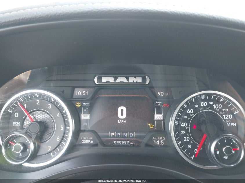 2024 Ram 1500 Laramie 4X4 5'7 Box VIN: 1C6SRFJT8RN223811 Lot: 45676866