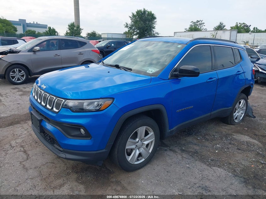 Vin: 3c4njdbb9nt108085, lot: 46175508, jeep compass latitude 4x4 20222