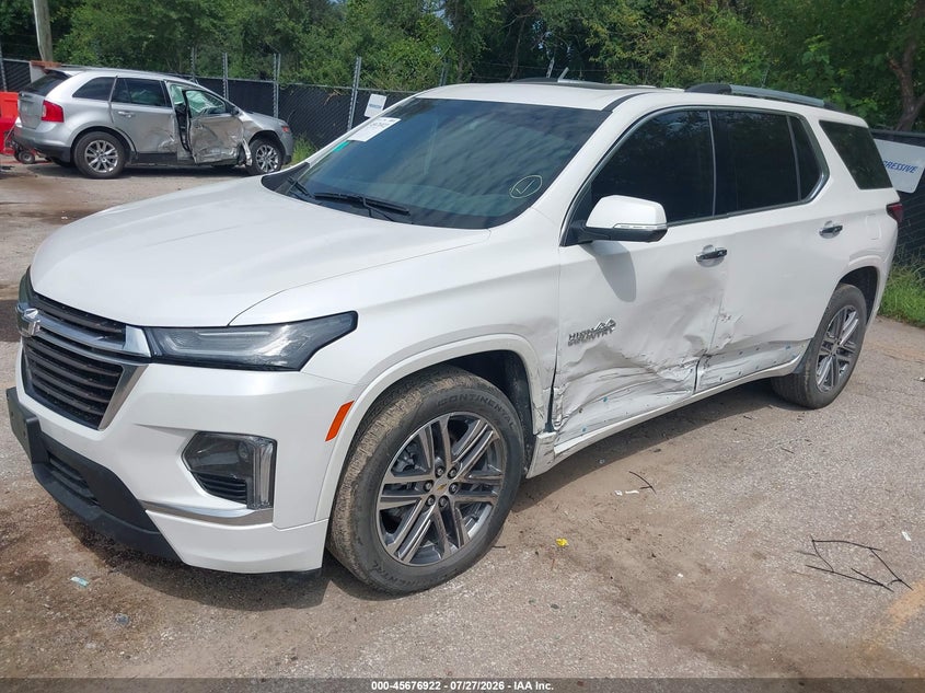 Vin: 1gnevnkw0pj188729, lot: 46175522, chevrolet traverse awd high country 20232