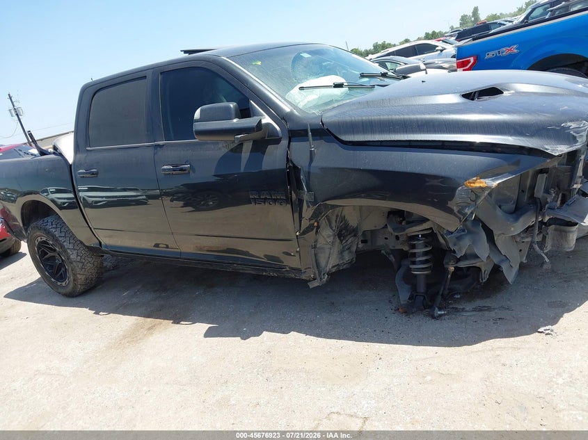 2018 Ram 1500 Night 4X4 5'7 Box VIN: 1C6RR7MT6JS110400 Lot: 45676923