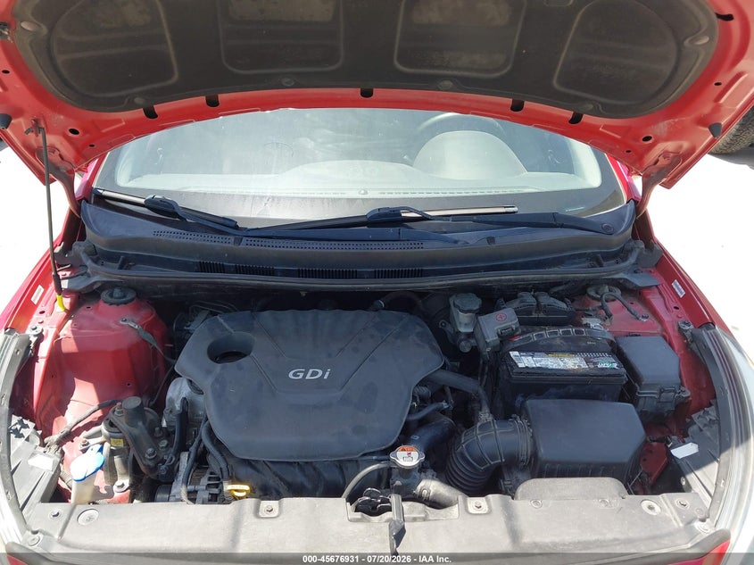 2014 Hyundai Accent Se VIN: KMHCU5AE1EU153037 Lot: 45676931