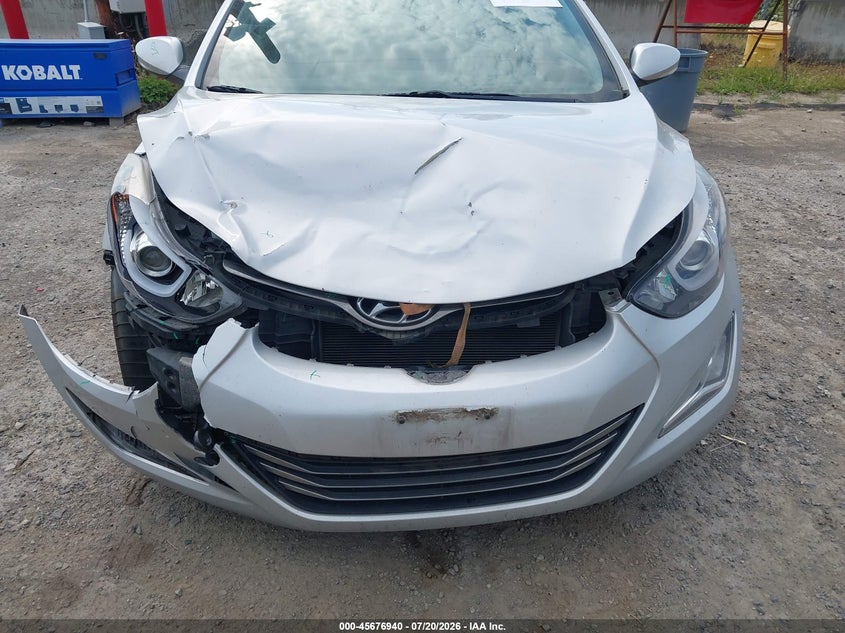 2015 Hyundai Elantra Limited VIN: KMHDH4AE9FU323097 Lot: 45676940