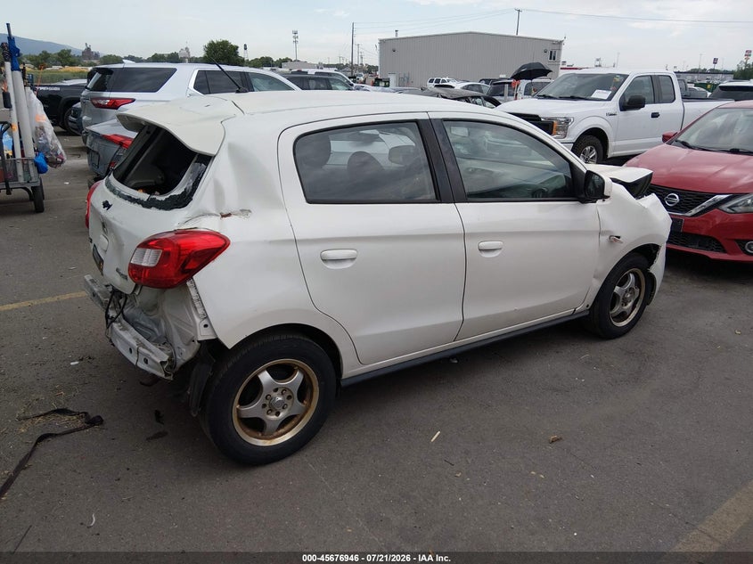 2017 Mitsubishi Mirage Es VIN: ML32A3HJ3HH002667 Lot: 45676946