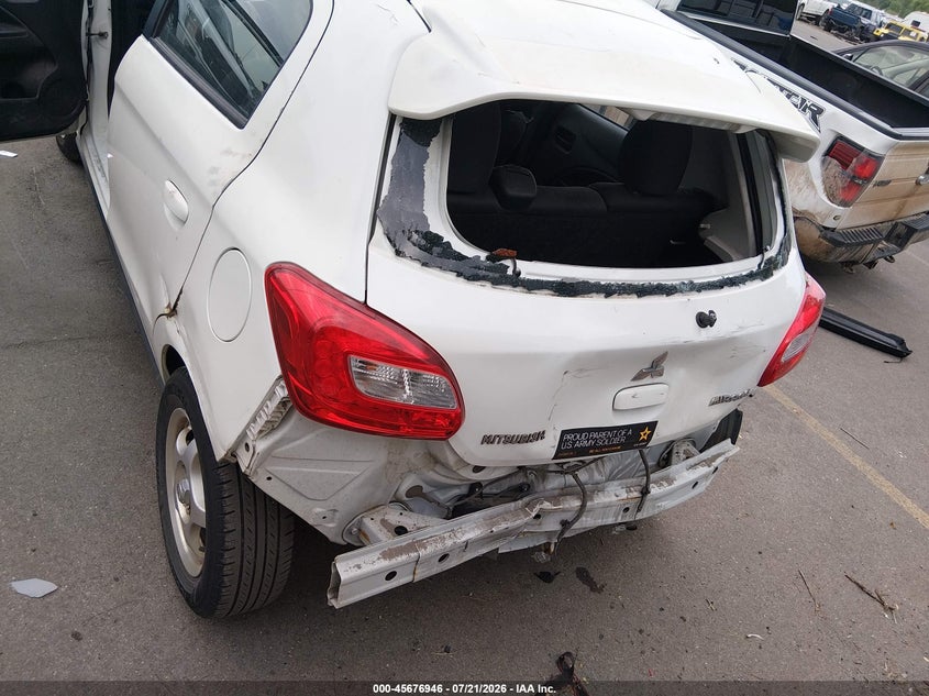 2017 Mitsubishi Mirage Es VIN: ML32A3HJ3HH002667 Lot: 45676946