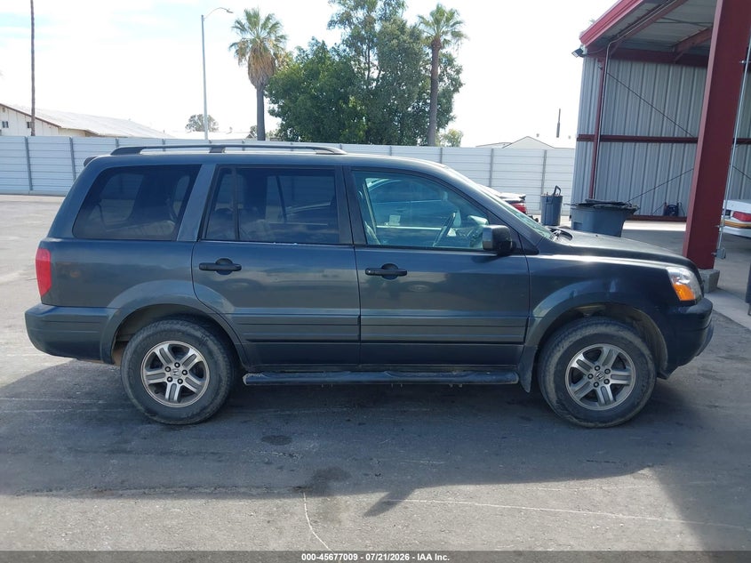 2003 Honda Pilot Ex-L VIN: 2HKYF18673H529324 Lot: 45677009
