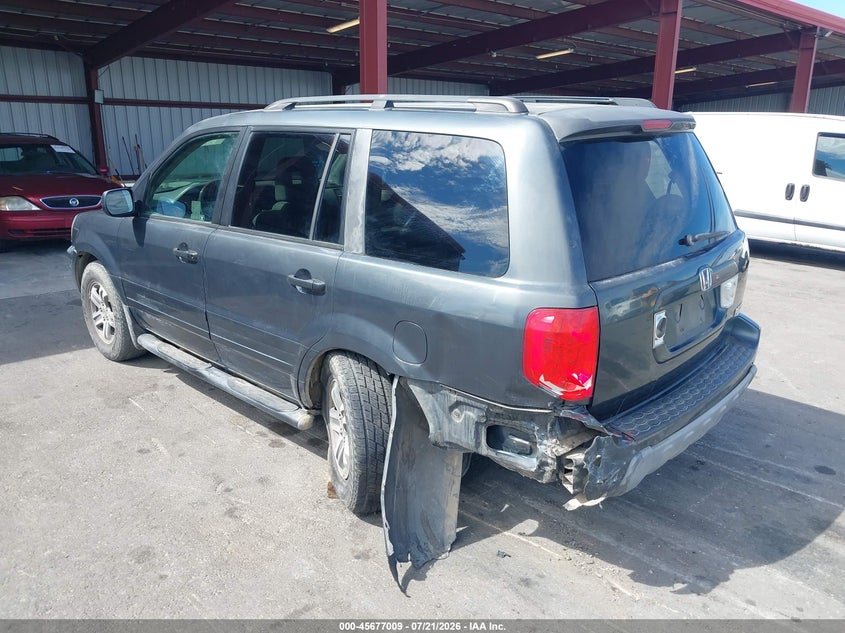 2003 Honda Pilot Ex-L VIN: 2HKYF18673H529324 Lot: 45677009
