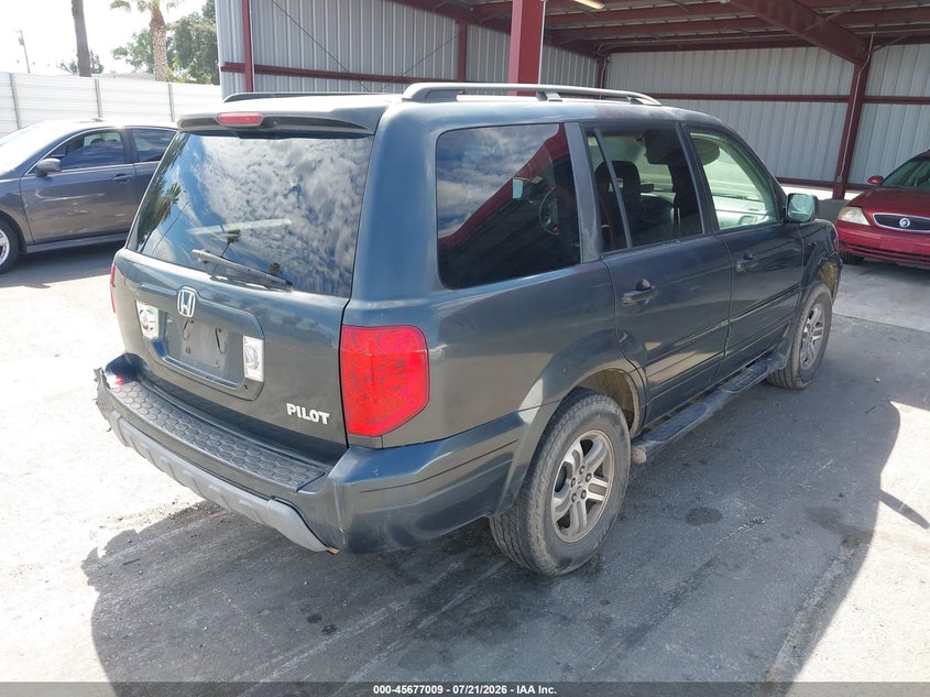 2003 Honda Pilot Ex-L VIN: 2HKYF18673H529324 Lot: 45677009