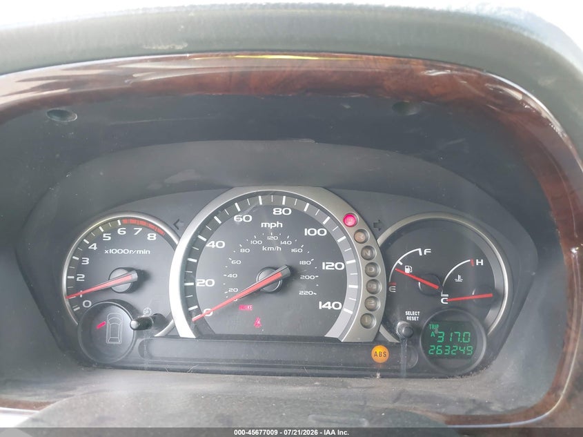 2003 Honda Pilot Ex-L VIN: 2HKYF18673H529324 Lot: 45677009