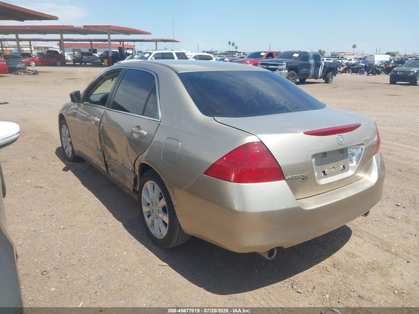 2006 Honda Accord 3.0 Lx VIN: 1HGCM66396A062250 Lot: 45677019