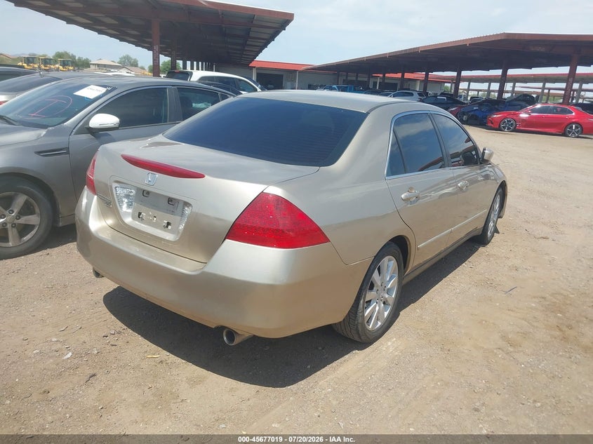 2006 Honda Accord 3.0 Lx VIN: 1HGCM66396A062250 Lot: 45677019