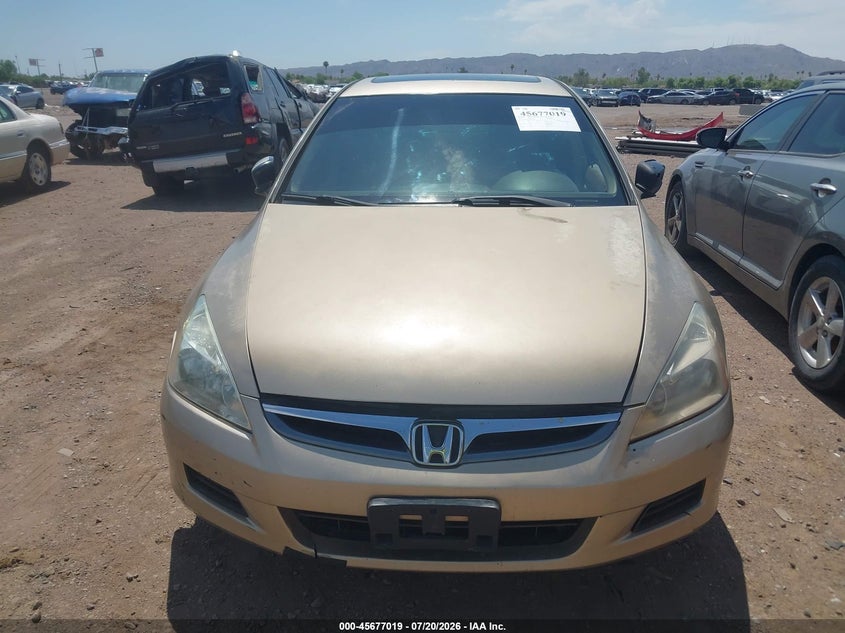 2006 Honda Accord 3.0 Lx VIN: 1HGCM66396A062250 Lot: 45677019
