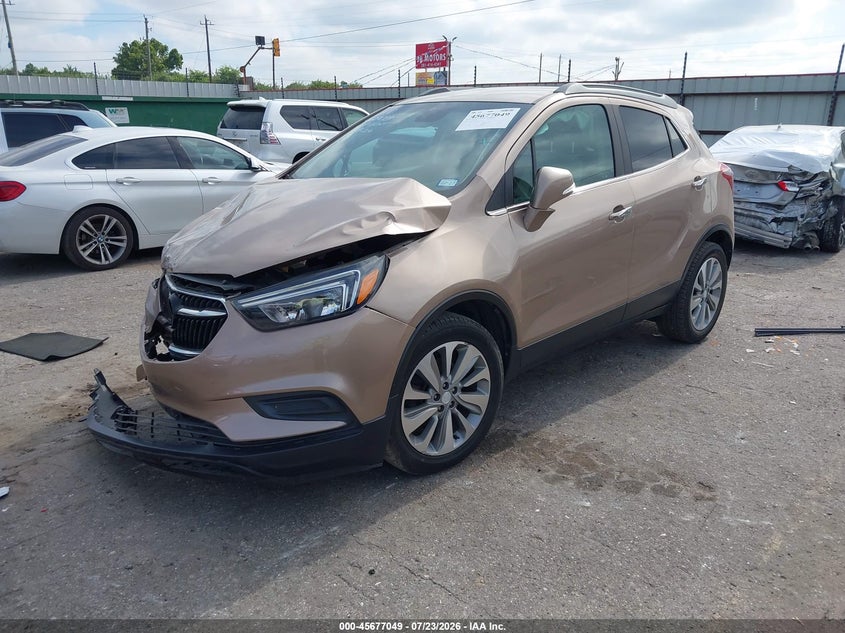 Vin: kl4cjasb6kb780893, lot: 46175649, buick encore fwd preferred 20192