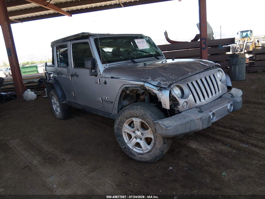 2018 JEEP WRANGLER JK UNLIMITED auction photo 1