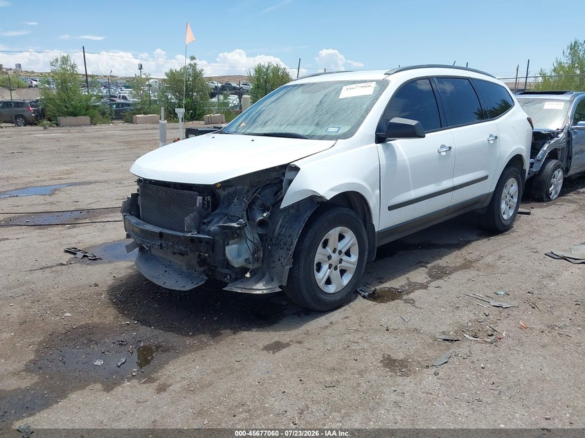 Vin: 1gnkrfedxhj137148, lot: 46175660, chevrolet traverse ls 20172