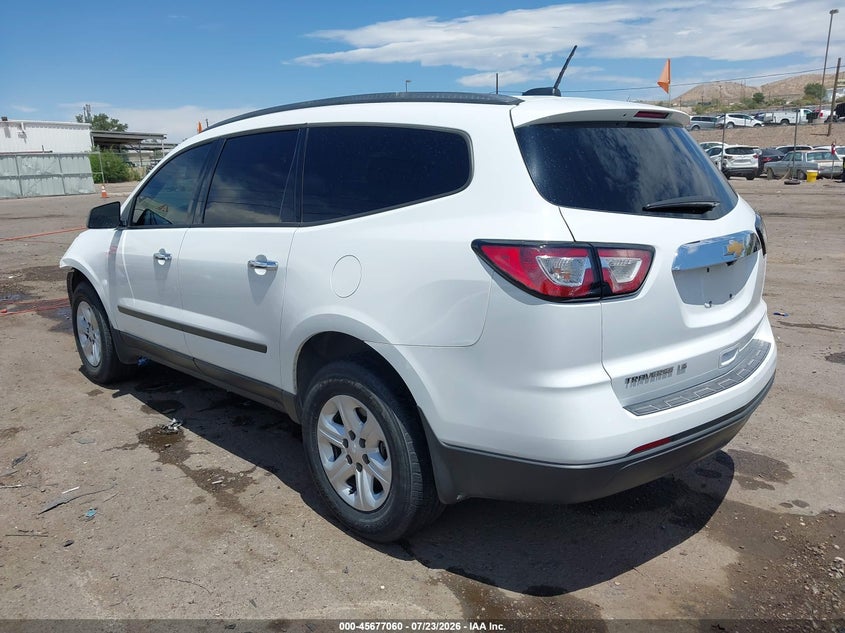 Vin: 1gnkrfedxhj137148, lot: 46175660, chevrolet traverse ls 20173