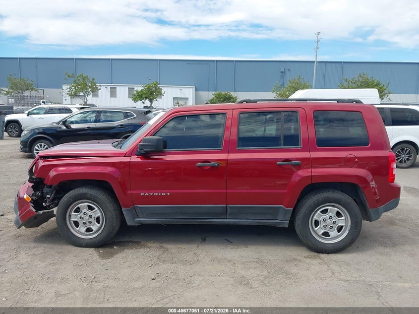 2017 Jeep Patriot Sport VIN: 1C4NJPBB7HD103723 Lot: 45677061