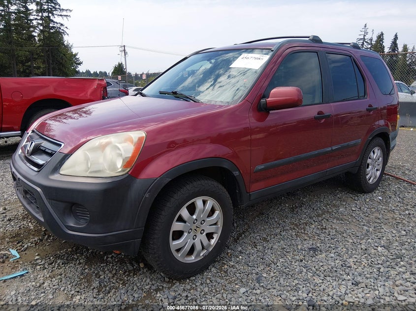 2005 Honda CR-V, Левый бок, IAAI, VIN SHSRD78825U322784 — фото 2