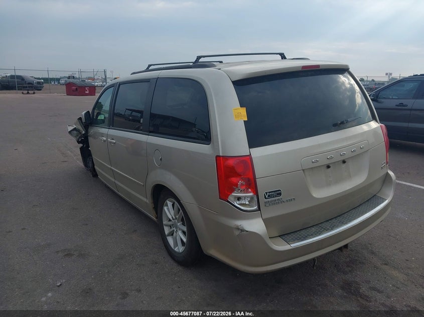 Vin: 2c4rdgcg6er291114, lot: 46175687, dodge grand caravan sxt 20143