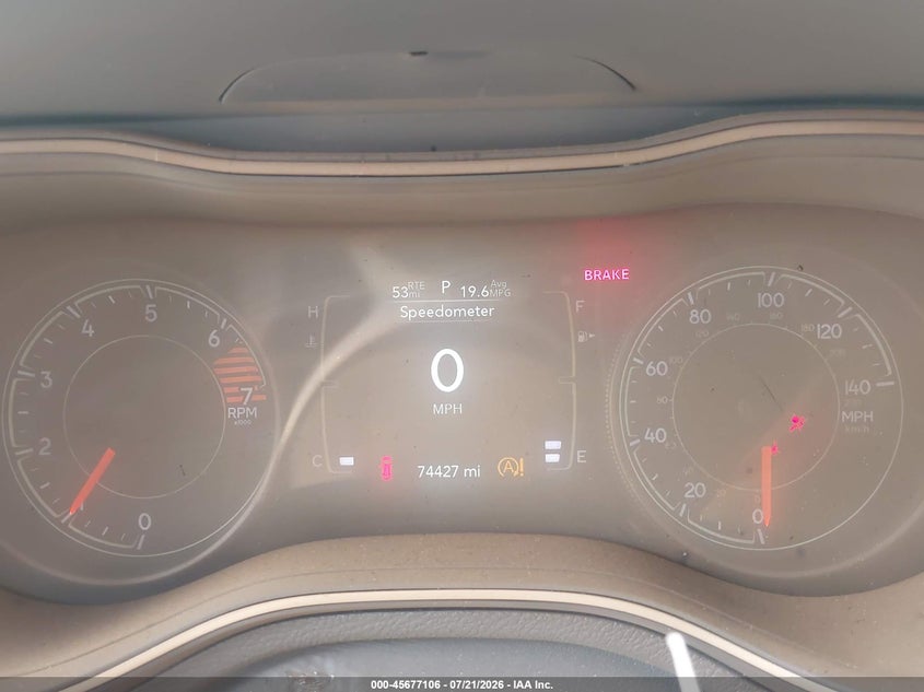 2019 JEEP CHEROKEE SPORT UTILITY VEHICLE 2.4L I-4 VVT, 180HP