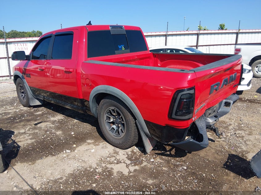 Vin: 1c6rr7yt2gs335979, lot: 46175708, ram 1500 rebel 20163