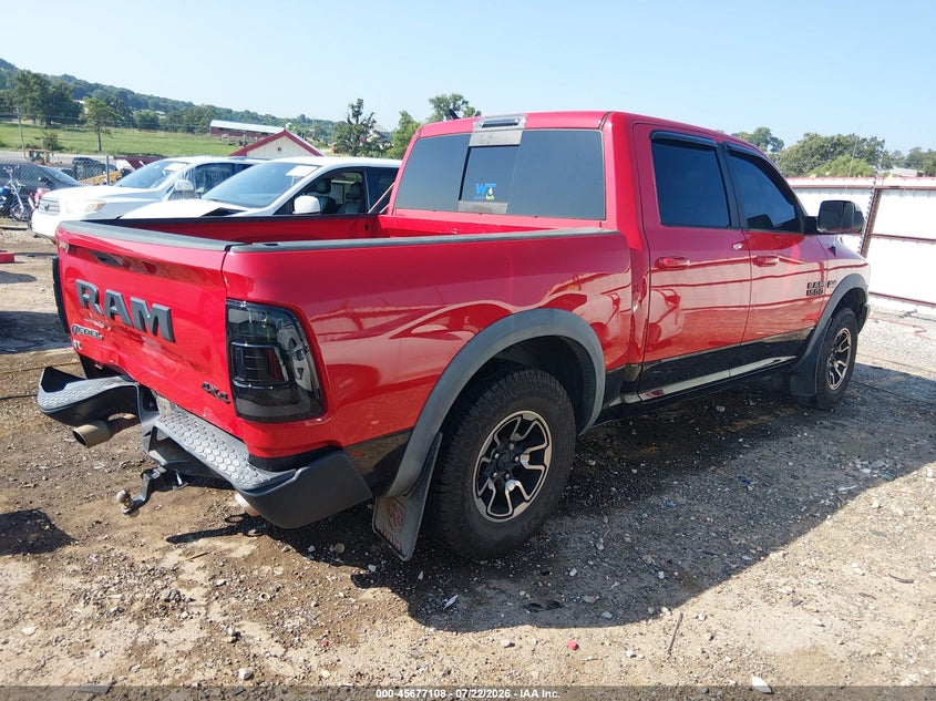 Vin: 1c6rr7yt2gs335979, lot: 46175708, ram 1500 rebel 20164