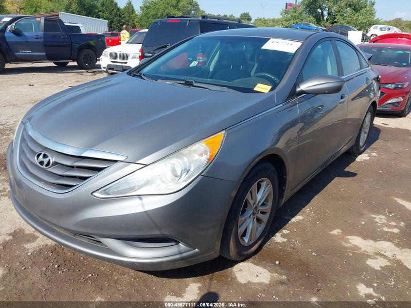 2013 Hyundai Sonata, Удар сзади, IAAI, VIN 5NPEB4AC0DH708628 — фото 2