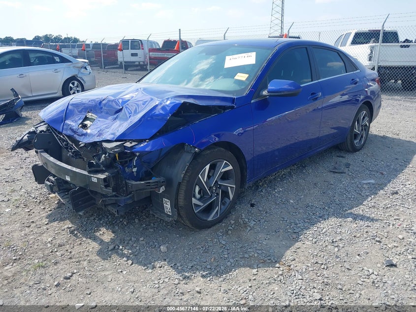 Vin: kmhls4dg9ru838244, lot: 46175746, hyundai elantra sel 20242