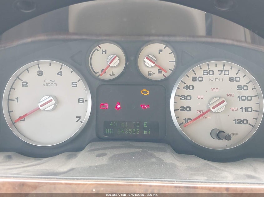 2007 Ford Five Hundred Limited VIN: 1FAHP28137G106831 Lot: 45677158