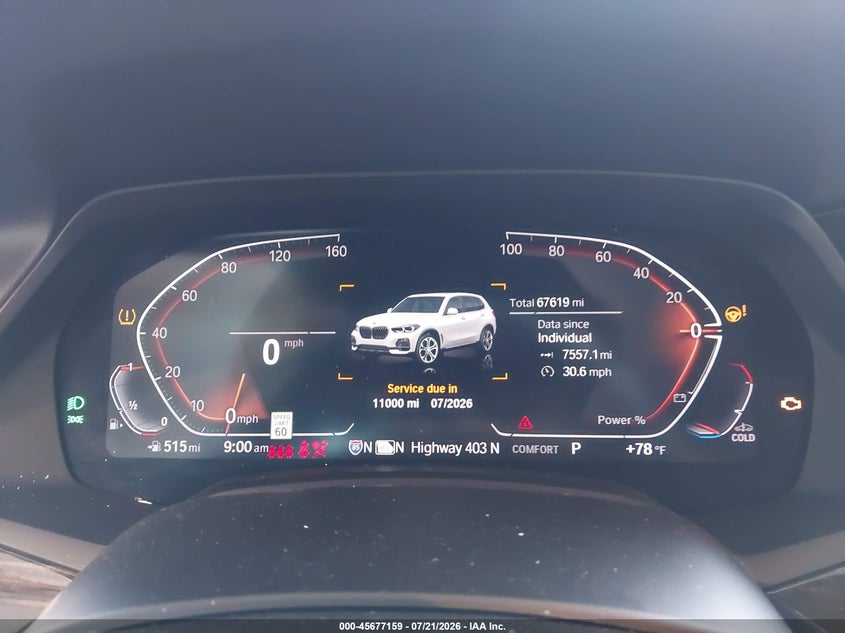 BMW X5 2021 VIN 5UXCR4C05M9F28383