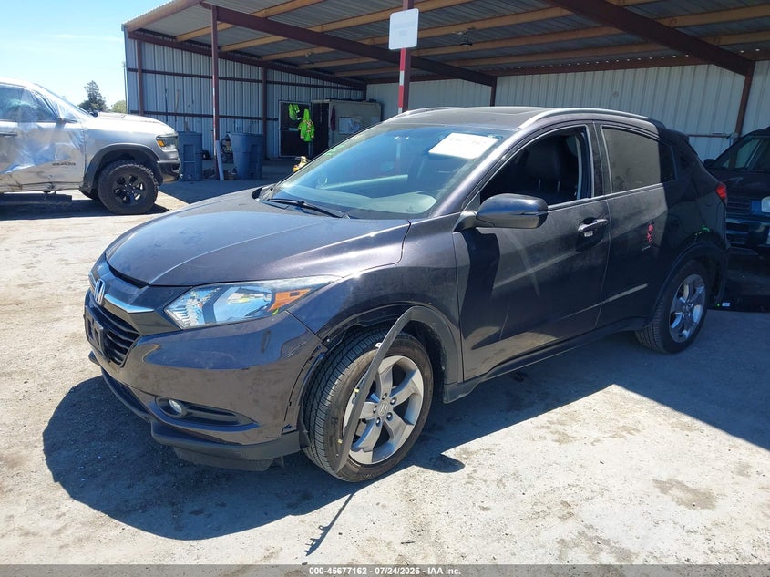 Vin: 3czru6h77hm718521, lot: 46175762, honda hr-v ex-l 20172