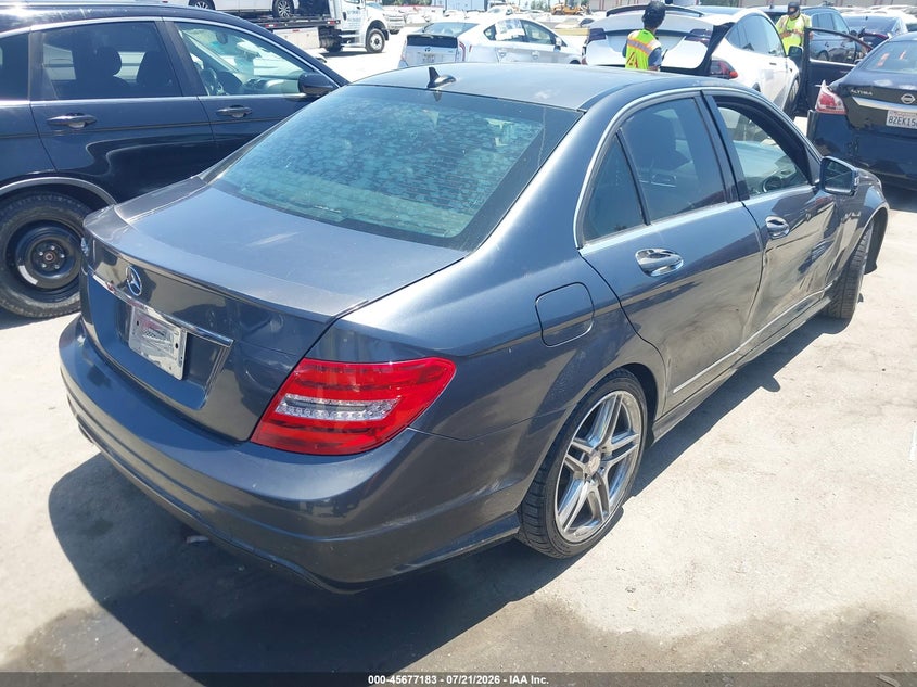 2013 Mercedes-Benz C 250 Sport VIN: WDDGF4HB5DA846284 Lot: 45677183