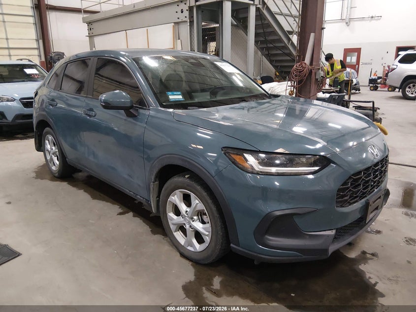 2024 Honda Hr-V 2Wd Lx, Удар сзади, IAAI, VIN 3CZRZ1H37RM747276