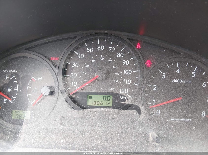 2007 SUBARU IMPREZA OUTBACK SPORT auction photo 7