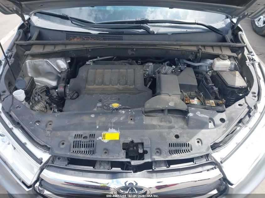 2014 Toyota Highlander Xle V6 VIN: 5TDJKRFH7ES007659 Lot: 45677259