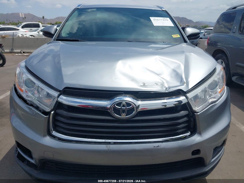 2014 Toyota Highlander Xle V6 VIN: 5TDJKRFH7ES007659 Lot: 45677259