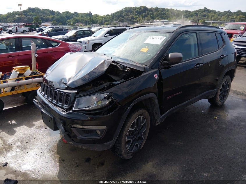 Vin: 3c4njddb1kt592617, lot: 46175875, jeep compass trailhawk 4x4 20192