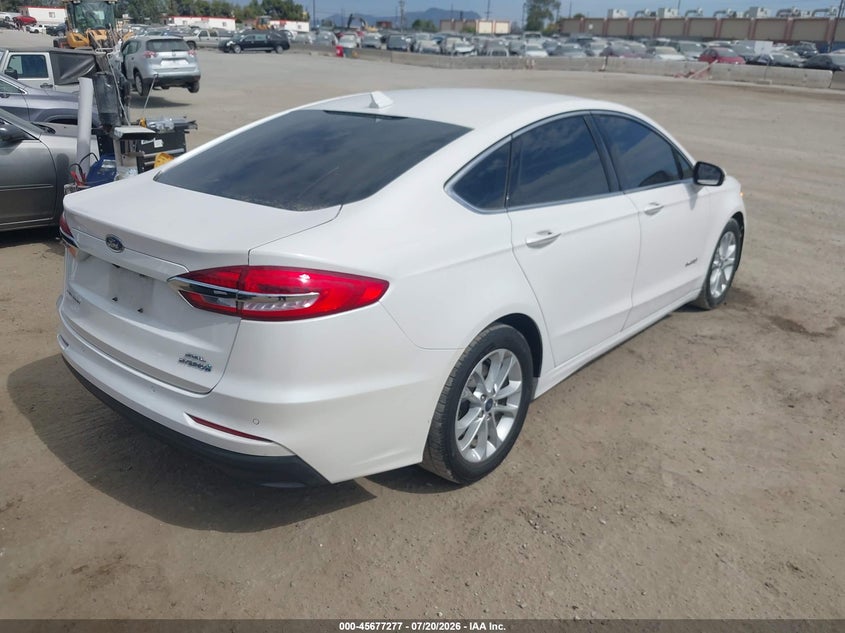 2019 Ford Fusion Hybrid Sel VIN: 3FA6P0MU7KR153311 Lot: 45677277