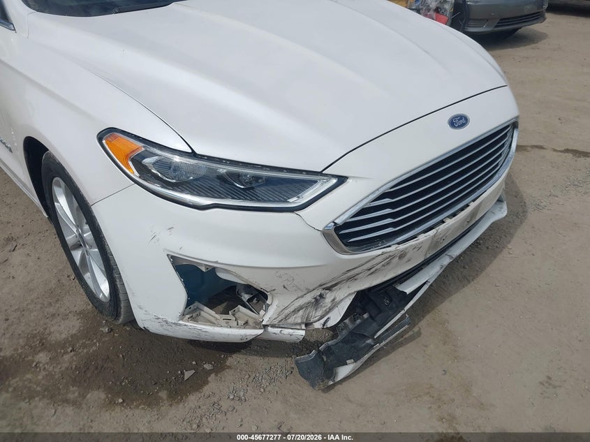2019 Ford Fusion Hybrid Sel VIN: 3FA6P0MU7KR153311 Lot: 45677277