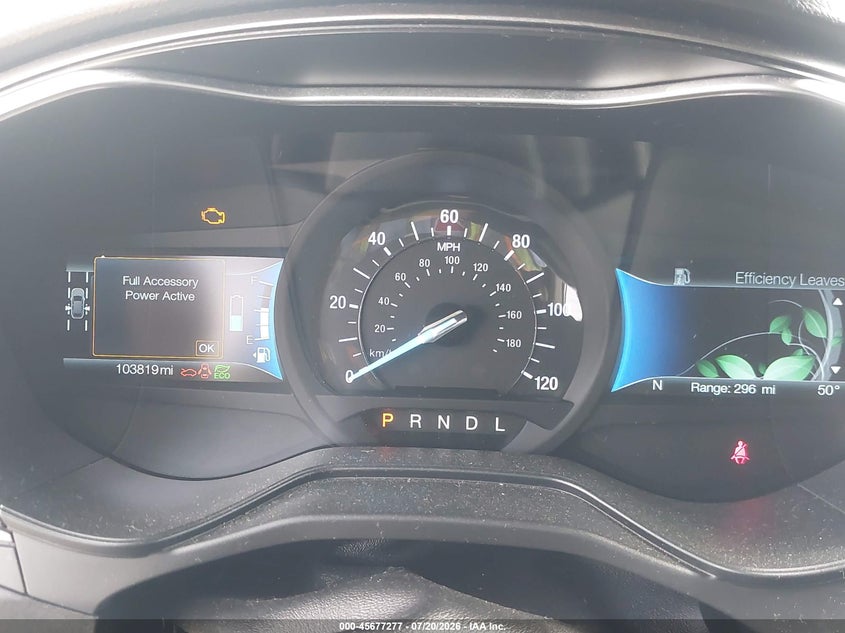 2019 Ford Fusion Hybrid Sel VIN: 3FA6P0MU7KR153311 Lot: 45677277
