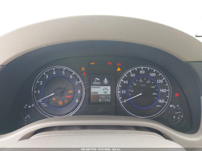 2013 INFINITI G37X auction photo 7