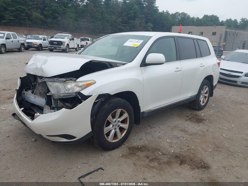 Vin: 5tdzk3eh2bs049752, lot: 46175883, toyota highlander base v6 20112
