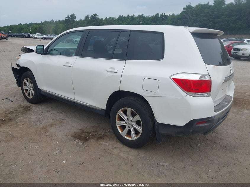Vin: 5tdzk3eh2bs049752, lot: 46175883, toyota highlander base v6 20113
