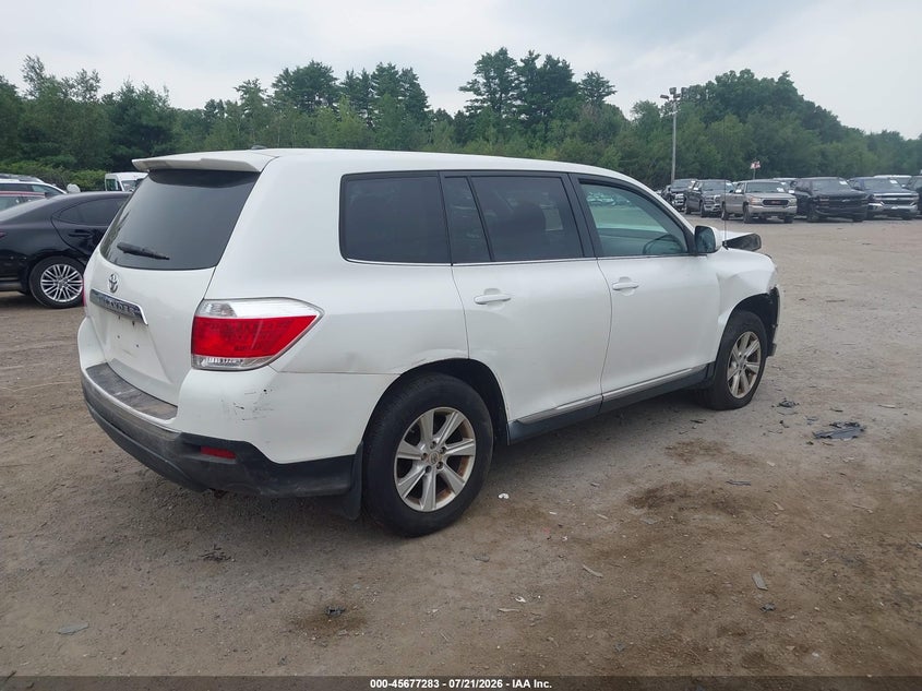 Vin: 5tdzk3eh2bs049752, lot: 46175883, toyota highlander base v6 20114