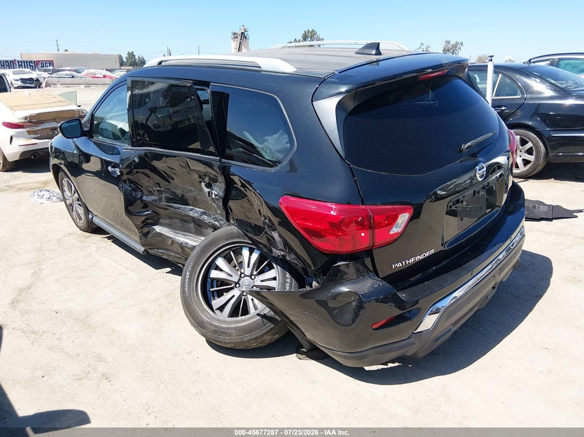 Vin: 5n1dr2mn4kc647930, lot: 46175887, nissan pathfinder s 20193