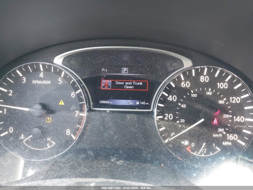 2017 Nissan Altima 2.5 Sl VIN: 1N4AL3AP0HC205374 Lot: 45677292