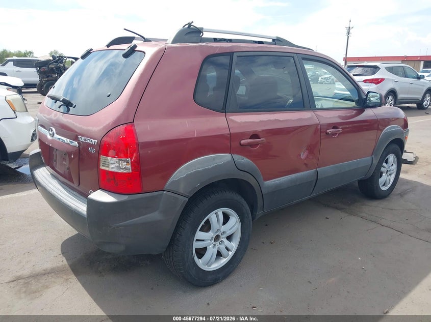 2006 Hyundai Tucson Gls/Limited VIN: KM8JN72D16U392630 Lot: 45677294