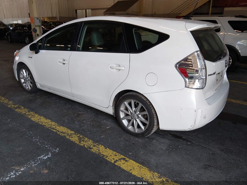 2012 TOYOTA PRIUS V auction photo 3