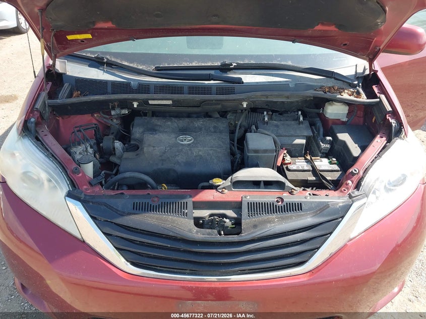 2011 Toyota Sienna Le V6 VIN: 5TDKK3DC5BS052619 Lot: 45677322