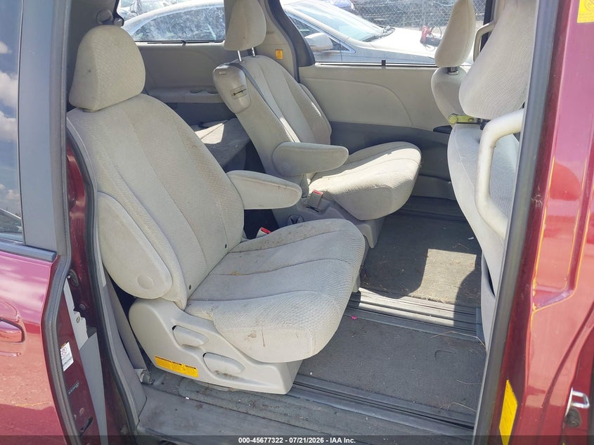 2011 Toyota Sienna Le V6 VIN: 5TDKK3DC5BS052619 Lot: 45677322