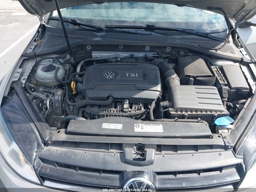 2016 Volkswagen Golf Tsi S 4-Door VIN: 3VW217AU7GM010691 Lot: 45677386